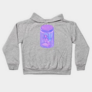 Butterfly, Fairy, Bottle, Anime, Digital Painting Kids Hoodie